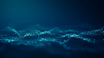 Technology network background concept.