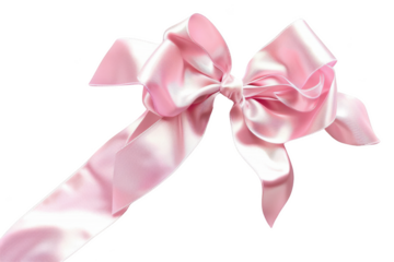 Pink Ribbon Bow Transparent Background: A Delicate Symbol of Elegance and Grace