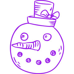  Christmas, New Year Vector Icon element, Isolated white background