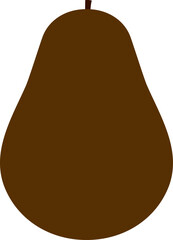 Dark brown ripe avocado vector
Brown ripe avocado svg