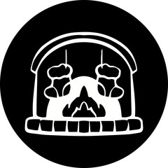  Christmas, New Year Vector Icon element, Isolated white background