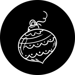  Christmas, New Year Vector Icon element, Isolated white background