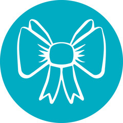 Christmas, New Year Vector Icon element, Isolated white background