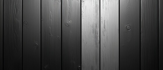 Fototapeta premium Black Wooden Plank Texture Background.