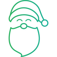 Christmas, New Year Vector Icon element, Isolated white background