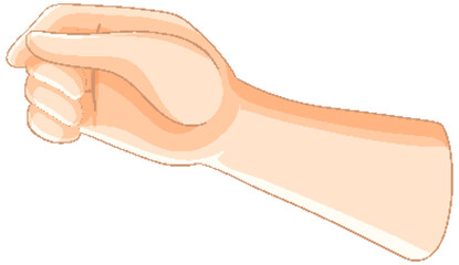 Hand Holding Gesture Illustration