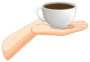 Hand Holding a Coffee Cup