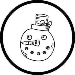  Christmas, New Year Vector Icon element, Isolated white background