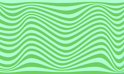 green lines wave curves with smooth gradient abstract background