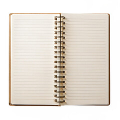 Open Notebook with Blank Pages for Writing Ideas