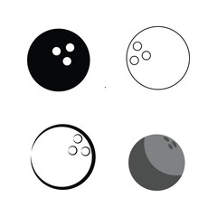 bowling ball icon