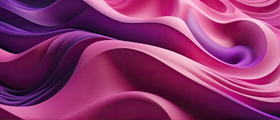 Fototapeta premium Abstract Purple and Pink Waves