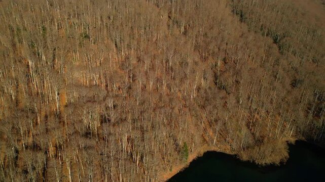 Aerial mountain footage