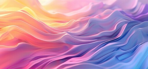 Obraz premium Vibrant multicolored background with abundant bubbles