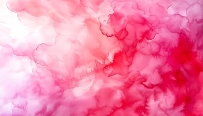 Fototapeta premium Abstract pink watercolor background with soft hues and flowing textures.