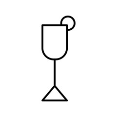 aperol spritz line icon