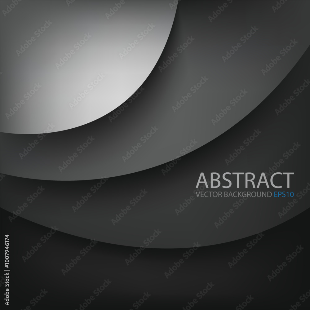 Poster graphic vector curve line overlap background for text and message design