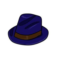 cowboy hat isolated on white