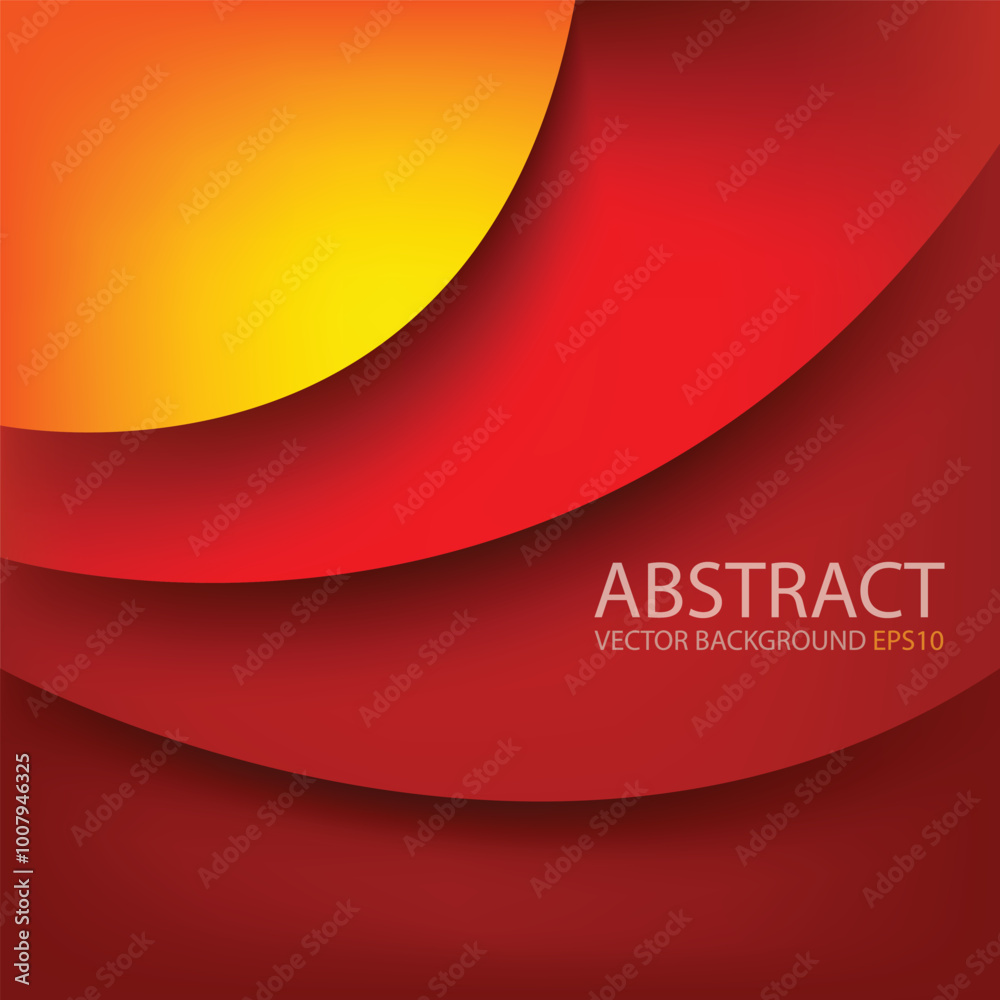 Poster graphic vector curve line overlap background for text and message design