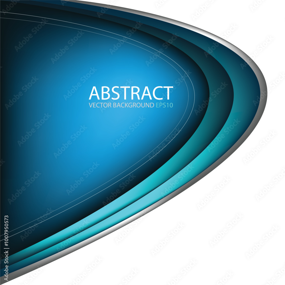 Poster graphic vector curve line overlap background for text and message design