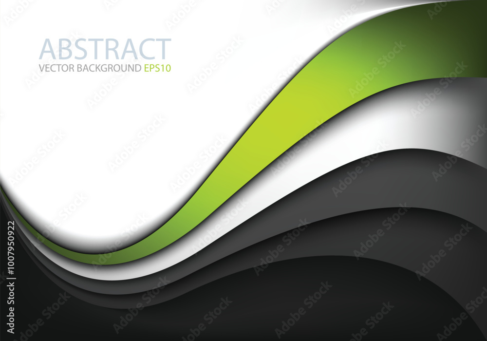Poster graphic vector curve line overlap background for text and message design
