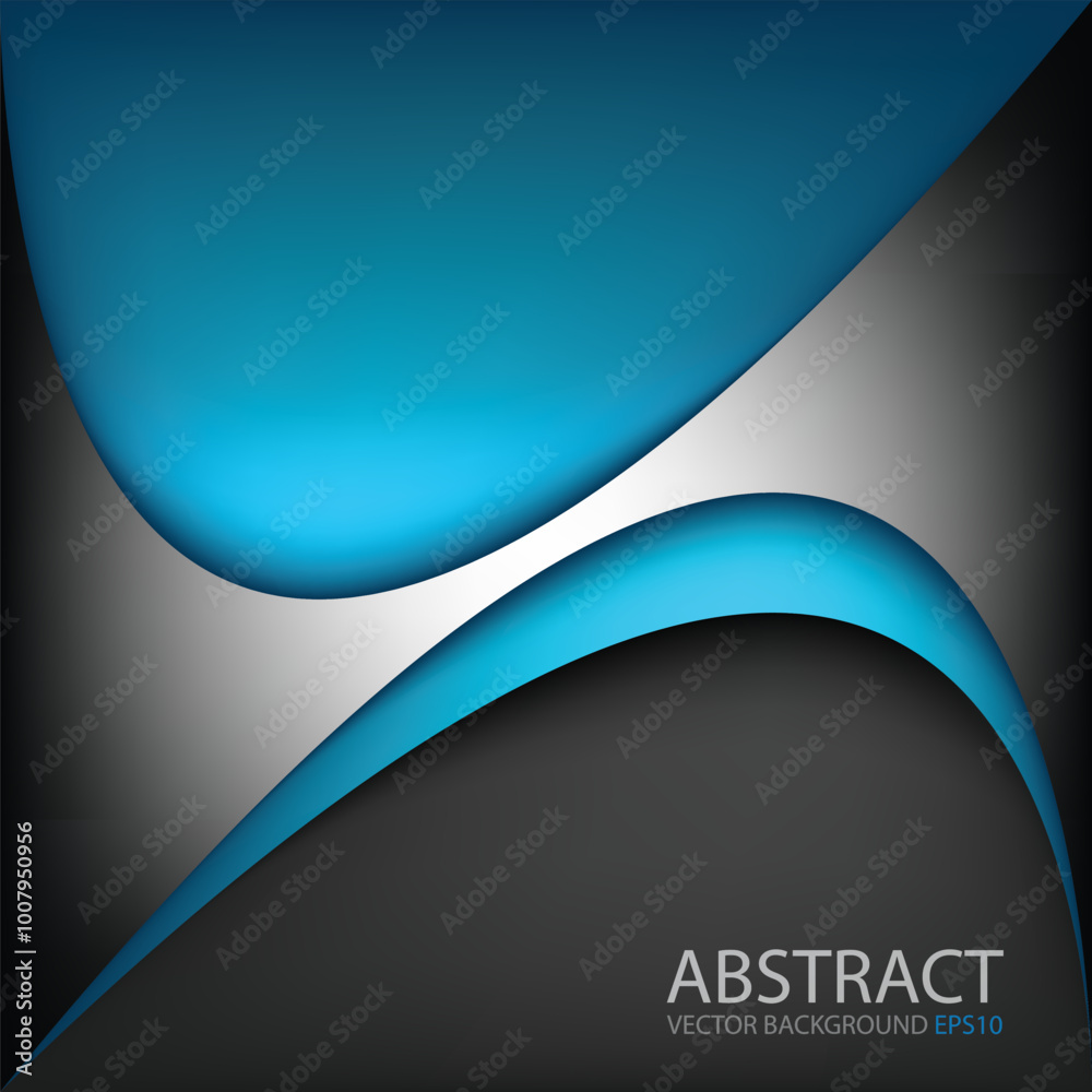 Poster graphic vector curve line overlap background for text and message design
