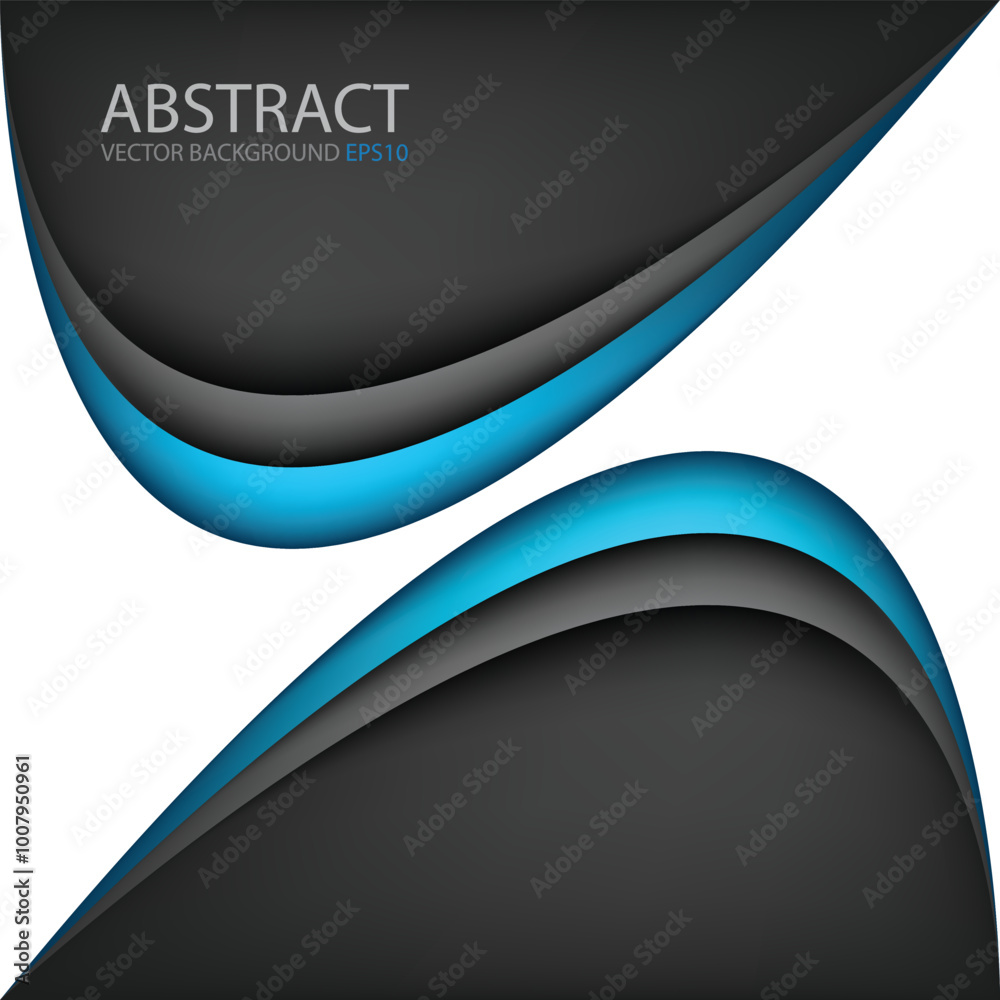 Poster graphic vector curve line overlap background for text and message design