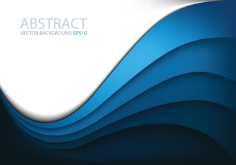 graphic vector curve line overlap background for text and message design
