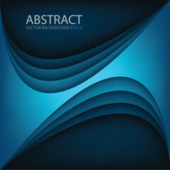 graphic vector curve line overlap background for text and message design
