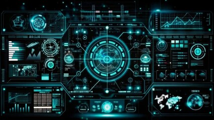 Fototapeta premium footage technology