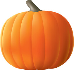 3D illustration of pumpkin.