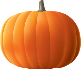 3D illustration of pumpkin.