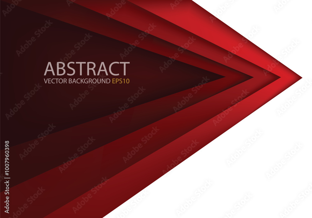 Poster graphic geometric triangle overlap vector layer background for text and message design