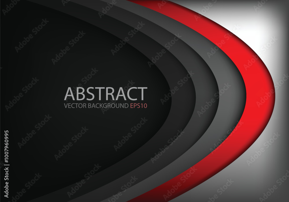 Poster graphic vector curve line overlap background for text and message design