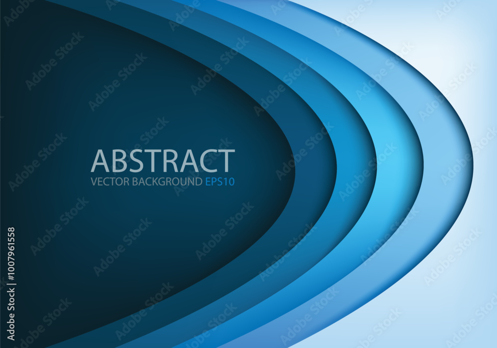 Poster graphic vector curve line overlap background for text and message design