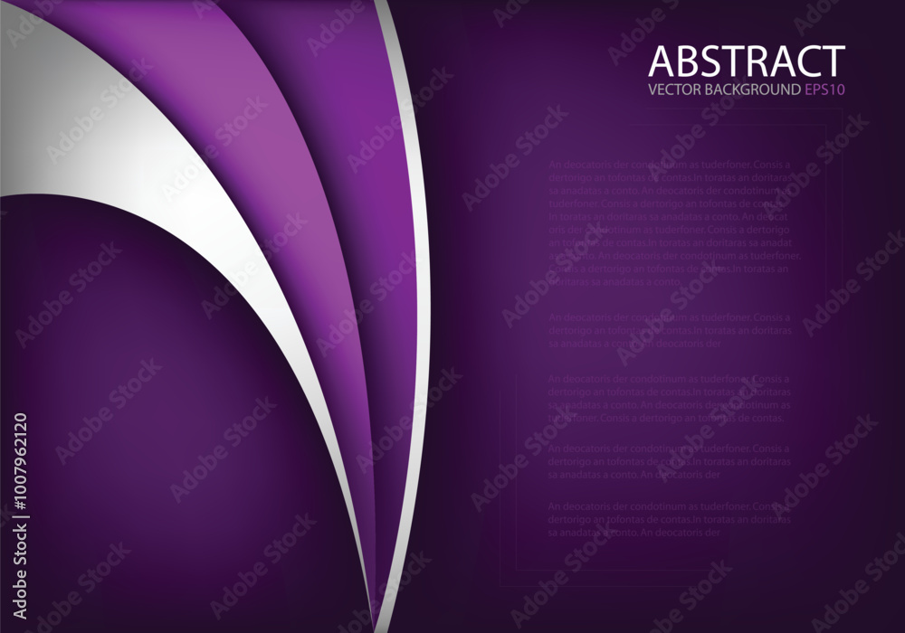 Poster graphic vector curve line overlap background for text and message design