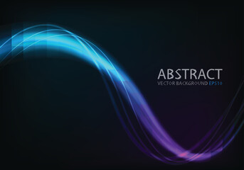 graphic vector curve line overlap background for text and message design
