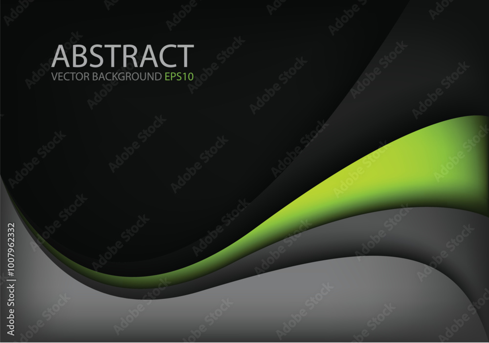 Poster graphic vector curve line overlap background for text and message design