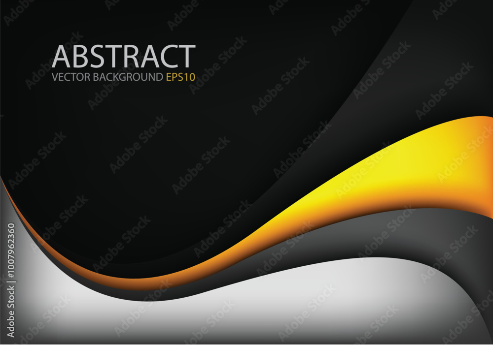 Poster graphic vector curve line overlap background for text and message design