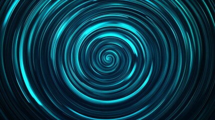 A mesmerizing abstract spiral design in shades of blue, creating a sense of movement and depth.