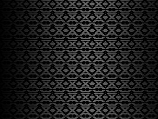 Black metal texture steel background. Perforated metal sheet.