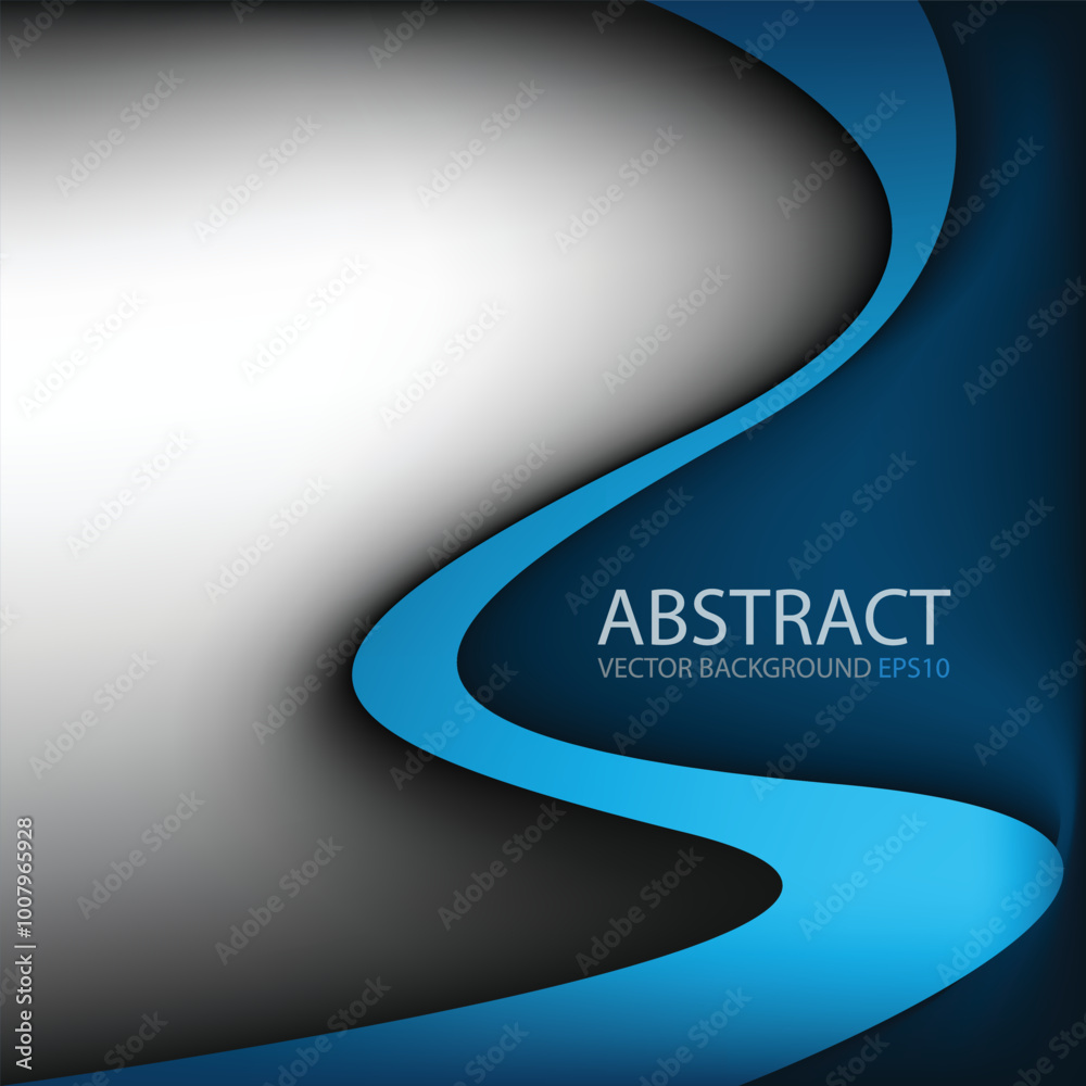 Poster graphic vector curve line overlap background for text and message design