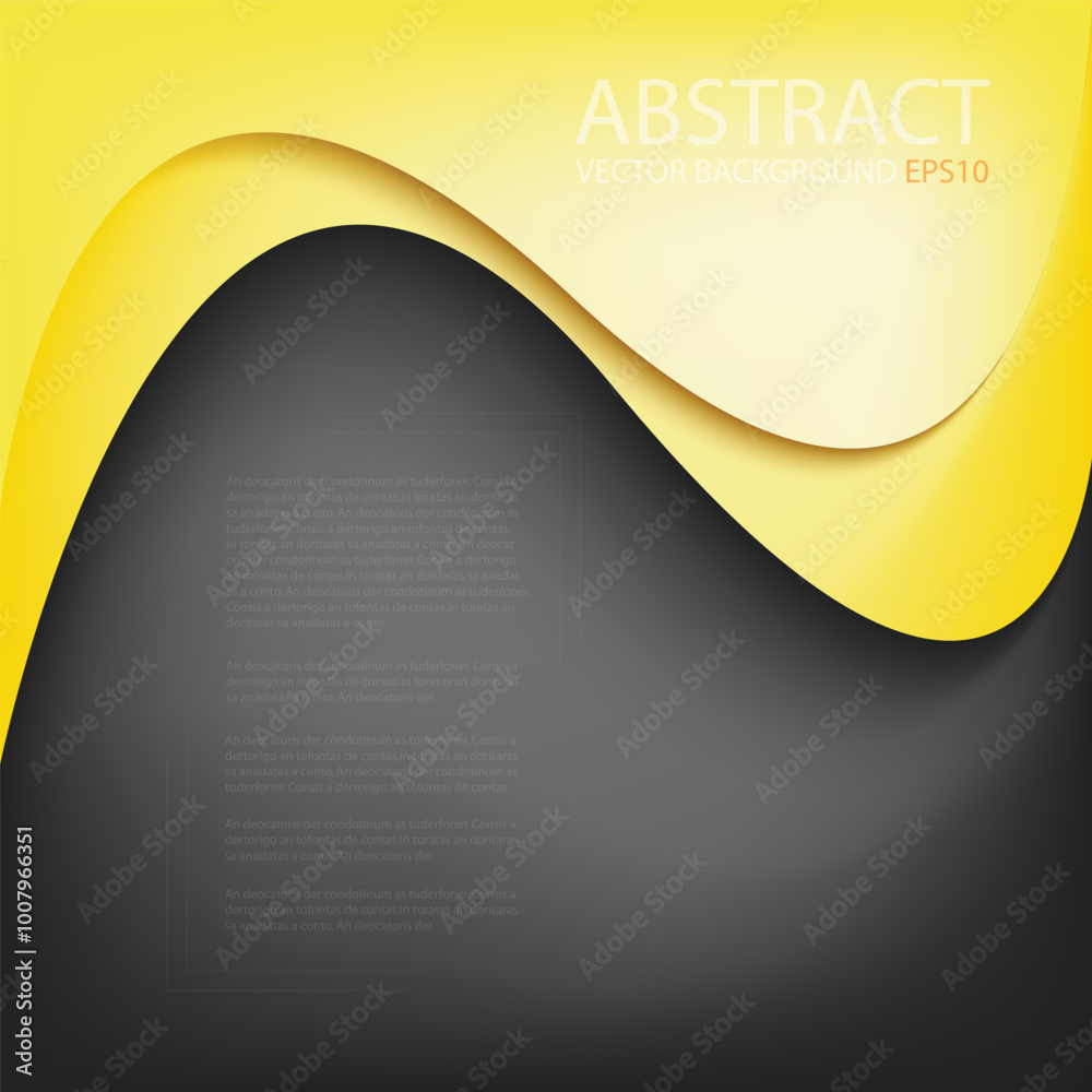 Poster graphic vector curve line overlap background for text and message design