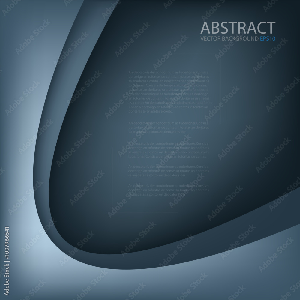 Poster graphic vector curve line overlap background for text and message design