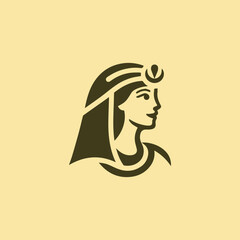 Egypt goddess logo