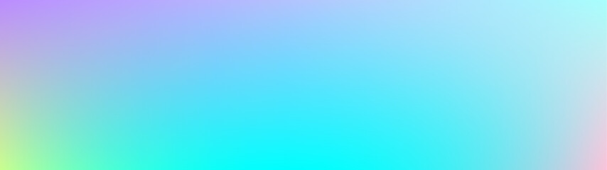 Holographic gradient textured background. Noisy light rainbow gradation. Soft colors grainy foil. Abstract blurred fluid wallpaper. Futuristic holographic backdrop with gradient mesh.