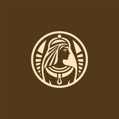 Egypt goddess logo