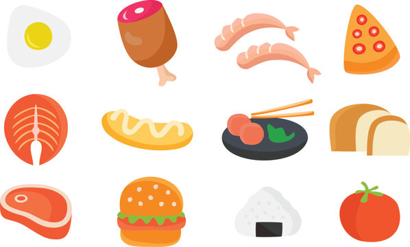 set of food