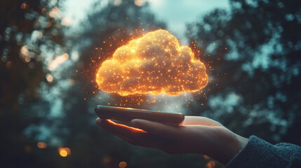 Futuristic business transformation concept, showcasing advanced technology integration and innovation. Visualizing a digital evolution through interconnected systems, symbols, and strategic growth