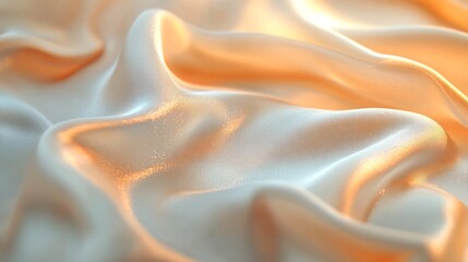 Obraz premium A close-up of a silk fabric's sheen, capturing the light beautifully
